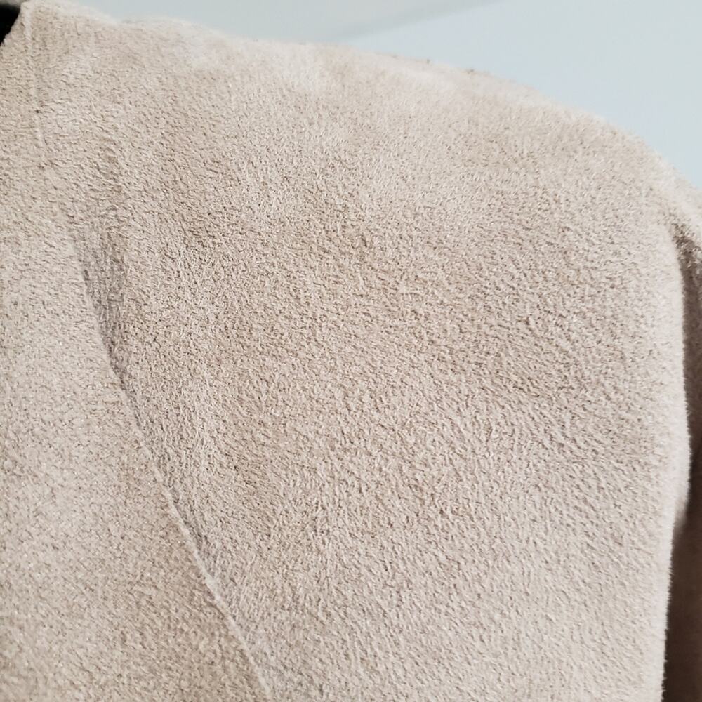 Mod Ref Suede Like Open Front Drawstring Waistban… - image 6